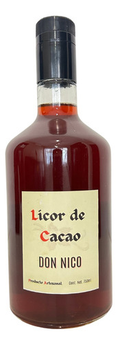 Licor De Cacao Don Nico, 750 Ml.