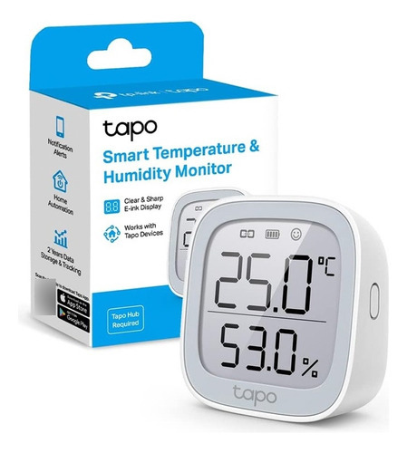 Monitor Sensor De Temperatura Y Humedad Tp-link Tapo T315