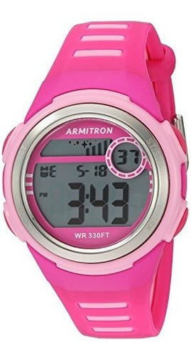 Armitron Sport Mujer `s 45 / 7069mag Rosa Claro Acentuado