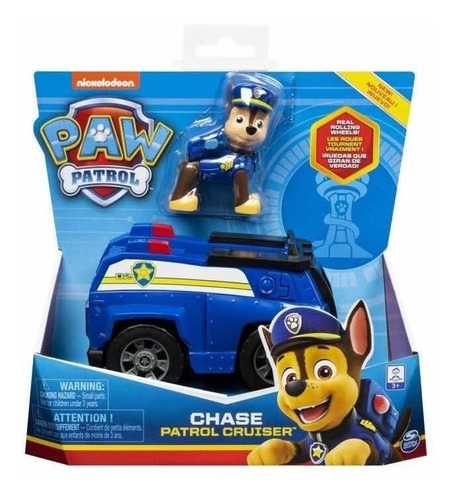 Paw Patrol - Chase Con Vehículo - Original!!!