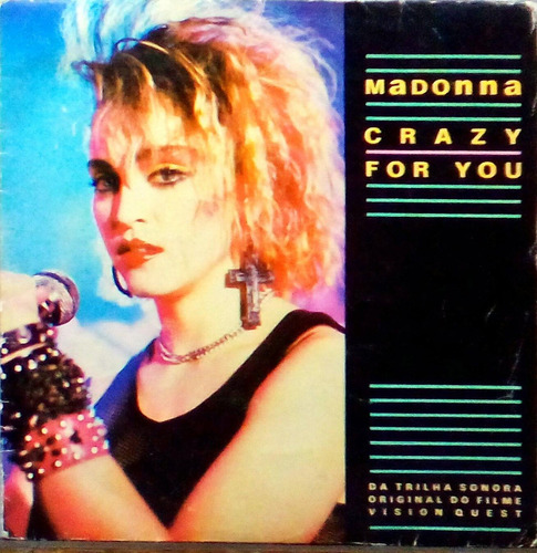 Madonna Journey Crazy For You Compacto Geffen Records 1985