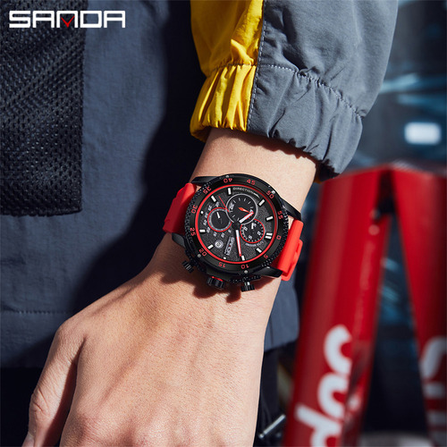 Reloj Sanda Man Luminous Chronograph Date Quartz 5314
