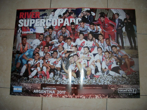 River - Reviposter 1986 - Campeon Super Copa 2017 Vs. Boca