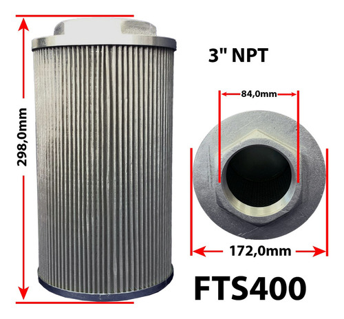 Filtro Sucção Compatível Com Newtec Hs400kn 400l 3 Npt