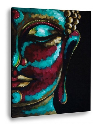 Cuadro Buda Pintura Moderno Decorativo Lienzo Canvas 120x90