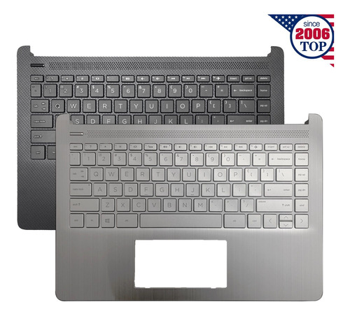 New Backlit Palmrest Keyboard Hp 14-dq 14-fq 14-dq1059wm Aab