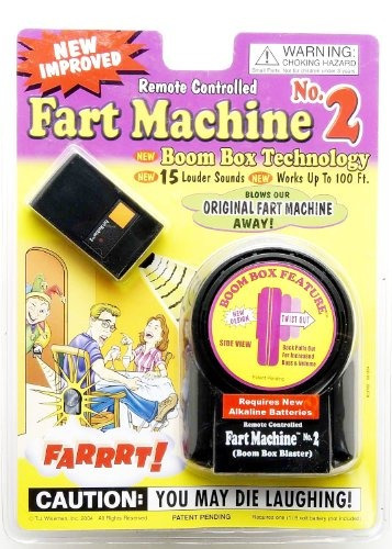 T.j. Wisemen Remote Control Fart Machine No. 2 Funny Gag Gif