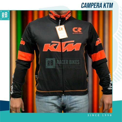 Imagen 2 de 10 de Campera Ciclismo Ktm Media Estacion