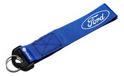 Llavero Cinta 20 X 4 Cm Ford Transit Azul Francia