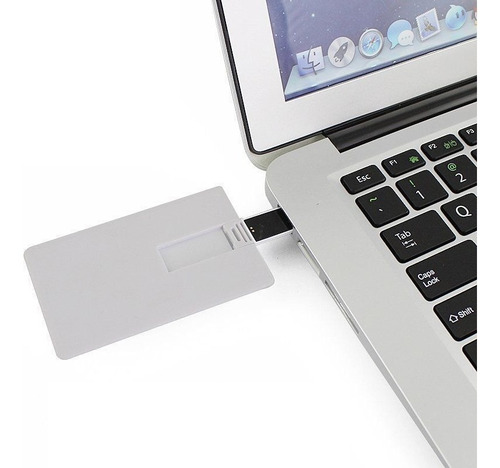 Pen Drive Cartão 8gb Para Personalizar (pen Card) - 1 Unid.
