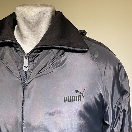 Puma Chamarra Deportiva Gris Talla M (Usado)