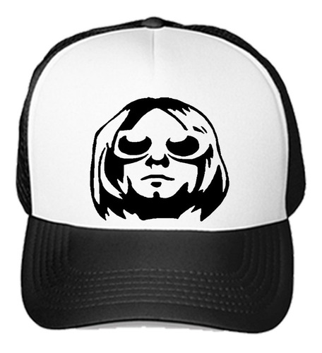 Gorras Estampadas Sublimadas Kurt Kobain Rock