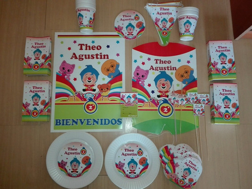 Pack Personalizado 20 Partybox Payaso Plim Plim+souvenirs