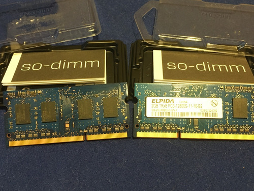 Memoria Ram Elpida 2gbx2 (4gb) 1rx8 Pc3-12800s-11-10-b2
