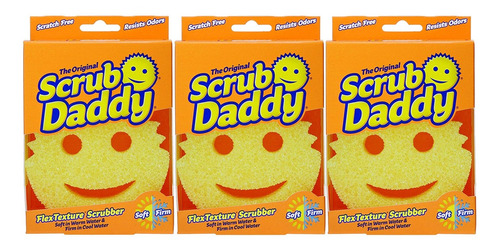 Scrub Daddy Modelo Scrub Daddy Fibra Paquete De 3 Pzas