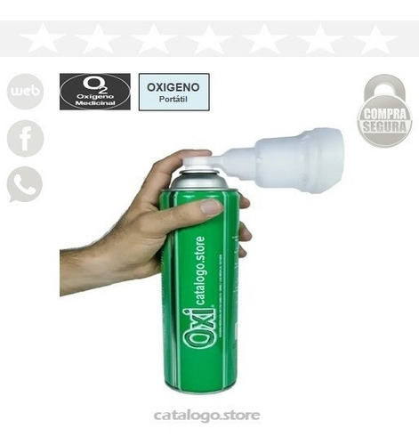 Oxigeno Medicinal Portátil Shots N95 (entrega Inmediata)