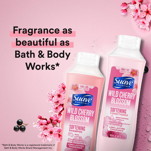 Conjunto Suave De Shampoo E Condicionador, Flor De Cerejeira