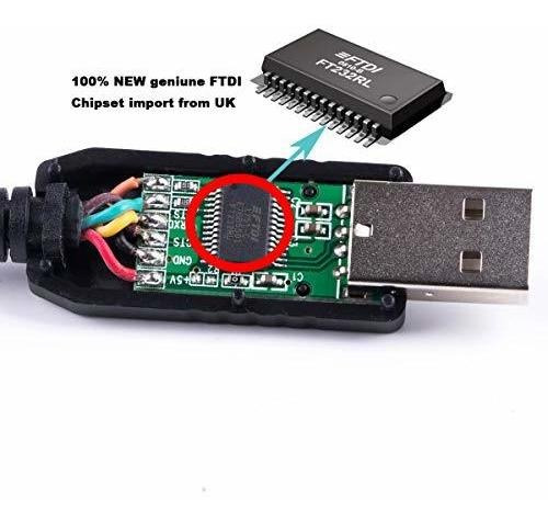 Cable Usb A Ttl Uart Serie 5v Ftdi Chip 6ft - Compatible