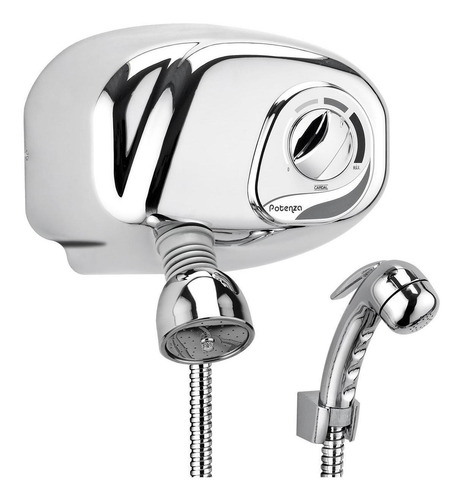 Ducha Potenza Pressurizada C/desviador Cardal Cr 7,8kw Cor Cinza Potência 7800 W