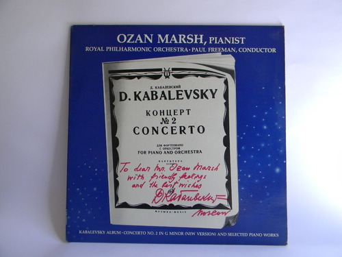 Kabalevsky Concerto 2 Ozan Marsh Royal Philharmonic Orchestr