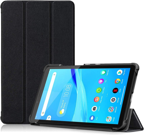 Funda Para Lenovo Tab M7 Rigida Delgada Negro Soporte