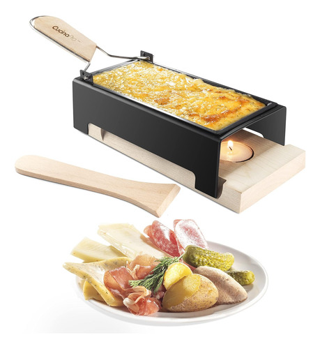 Raclette De Queso Con Mango Plegable, Sartén De Queso Con Es