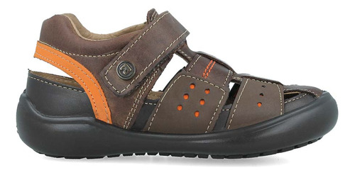 Sandalias Huaraches Audaz Niño Casual Piel Cafe (13.0 - 18.0