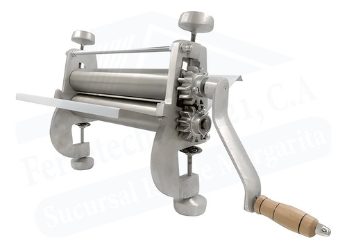 Laminadora Manual De Masa 30cm Rodillo De Acero Inoxidable