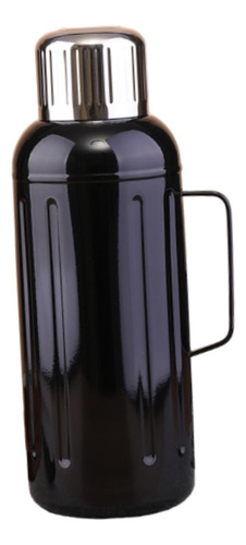 Botella De Agua Térmica, Vaso Grande, 1000 Ml Negro