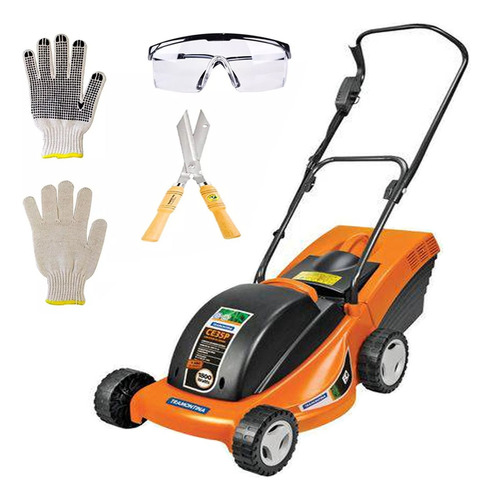 Kit Cortador De Grama C/coletor 220v Ce35p Tramontina+brinde