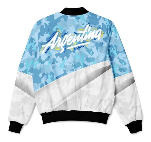 Imagen 2 de 2 de Campera Bomber Homenaje Malvinas Argentinas Exocet Mod 3