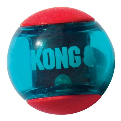 Juguete Para Perros Kong Squeezz Action Ball Medium X 3