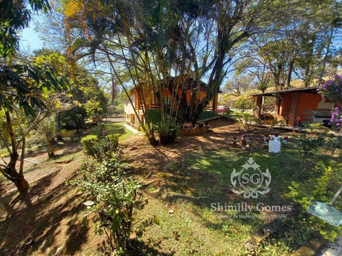 Imagem 9 de 14 de 5.000 M², Em Condomínio, Casa Sede E De Caseiro, Área De Lazer E Lago !!