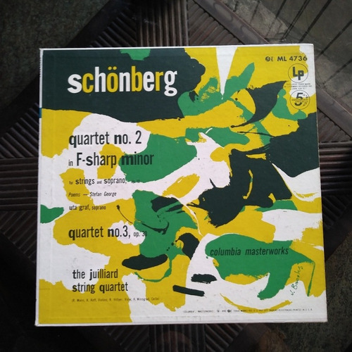 Schonberg Quartet No. 2 In F-sharp Minor Strings And Soprano