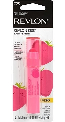 Labial Hidratante Revlon Kiss Lip Balm Strawberry Original