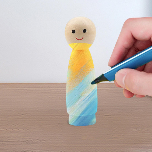 4 Figuritas Para Pintar De Cm X 1,8 Cm Chica Redonda