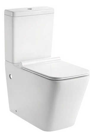 Wc Sanitario Kubo 2093a Asiento Plano Doble Descarga