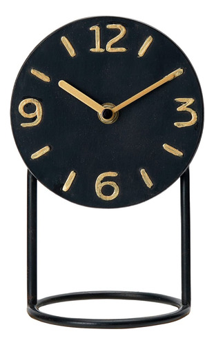 Soffee Design Reloj De Mesa De 5.0 In Con Base Redonda Reloj