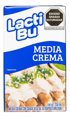 Media Crema Vegetal Lacti Bu, 250 Ml