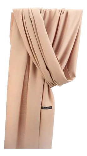 Bufandas De Cachemira Pashmina Suave Larga 176x61cm Crema