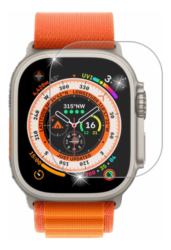 Mica De Vidrio Compatible Con Apple Watch Ultra 49mm