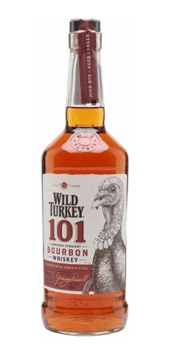 Whisky Wild Turkey 101 Bourbon Botella 750ml Importado