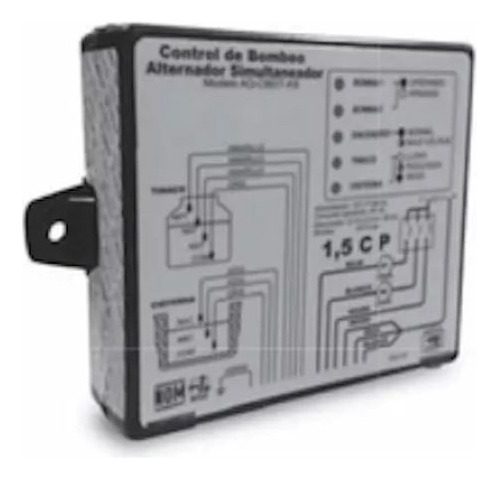Electronivel Alternador Simultaneador 2 Bombas 1.5hp Racom