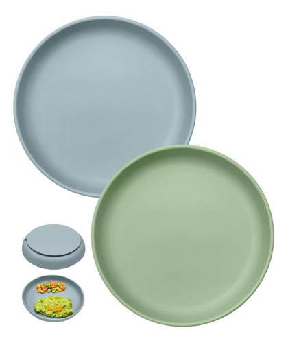 Placas De Niños Pequeños Clásicos De Qyeejong Con Succión 2
