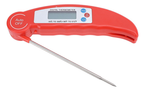 Sonda Digital Roja Roja De Temperatura De Alimentos Para Car