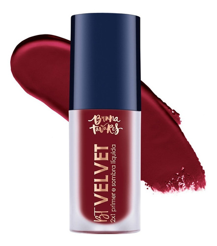 Bt Velvet 2x1 - Bruna Tavares - Sombra E Primer Cor da sombra Cherry