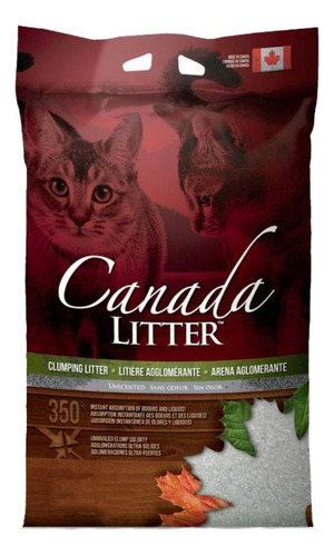 Piedras Sanitarias Para Gatos Canada Litter Bentonita Aglomerante Neutra Bolsa X 6 Kg x 6kg de peso neto  y 6kg de peso por unidad