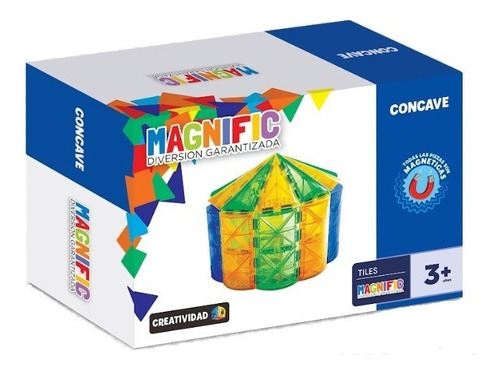 Magnific Concave Juego Didactico Bloques Magnéticos Imanes