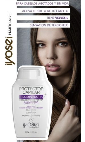 Imagen 2 de 4 de Protector Thermico Iluminador - Brillo Sedoso Iyosei X150g
