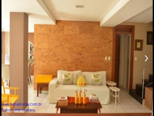 Imagem 5 de 20 de Excelente Casa Com Quatro Suítes A Venda Em Patamares Possui Espaço Gourmet Com Piscina E Churrasqueira, Tornando Os Ambientes Bastante Convidativos - Ca78mc